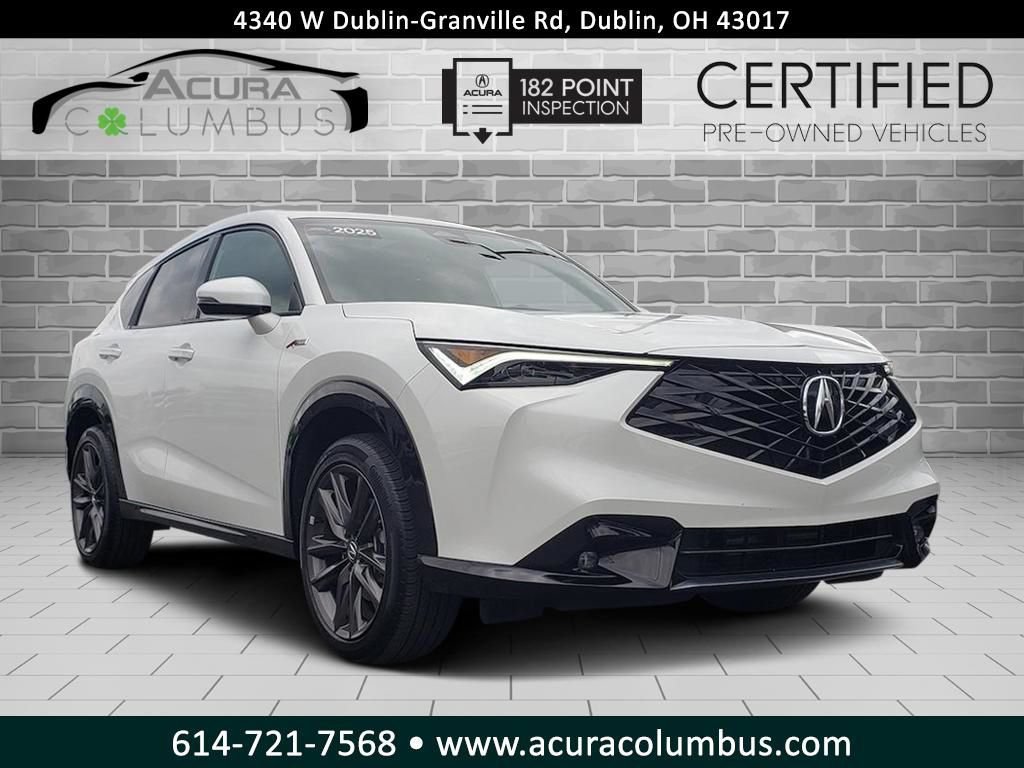 Certified 2025 Acura ADX A-Spec AWD/4WD image 1