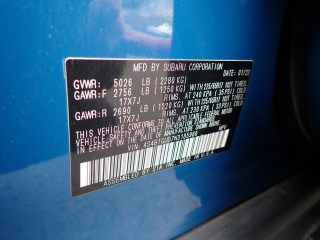 Used 2022 Subaru Outback Wilderness w/ Wilderness Package image 22