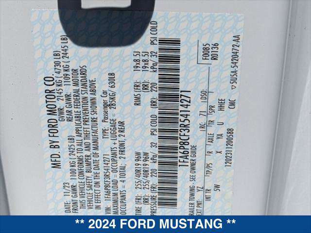 Certified 2024 Ford Mustang GT Premium RWD image 22