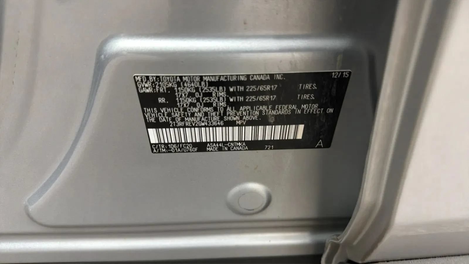Used 2016 Toyota RAV4 XLE AWD/4WD image 21