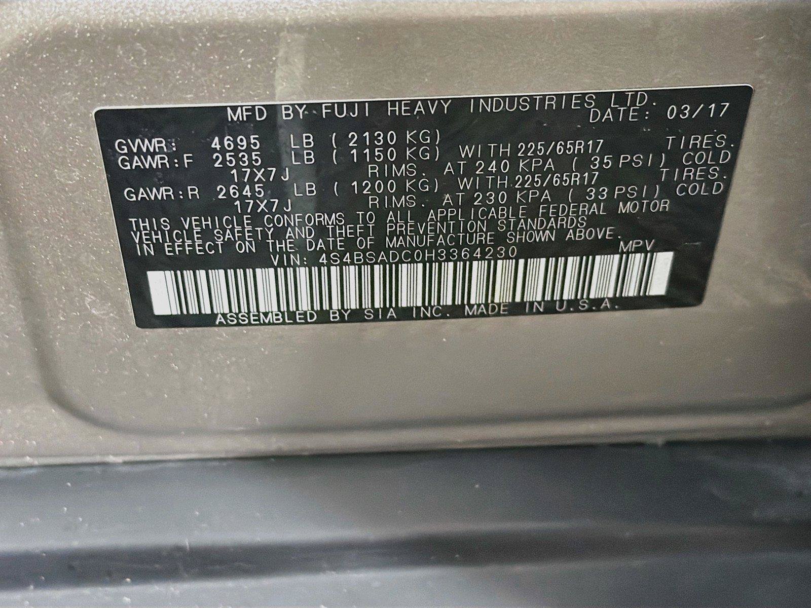 Used 2017 Subaru Outback 2.5i Premium AWD/4WD image 37