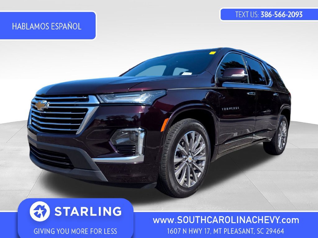 Certified 2023 Chevrolet Traverse Premier w/ LPO, Cargo Package FWD 360° Tour