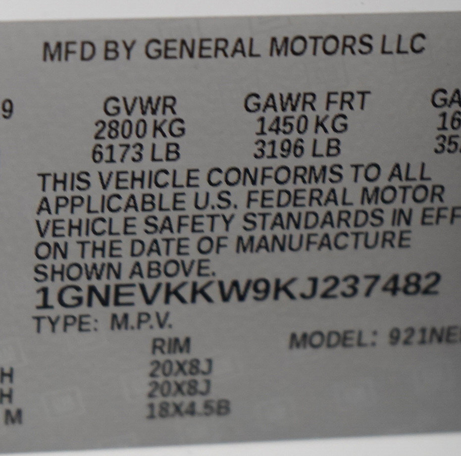 Used 2019 Chevrolet Traverse Premier w/ Redline Edition AWD/4WD image 30