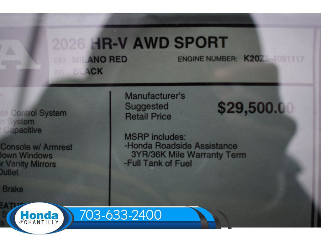 New 2026 Honda HR-V Sport image 34