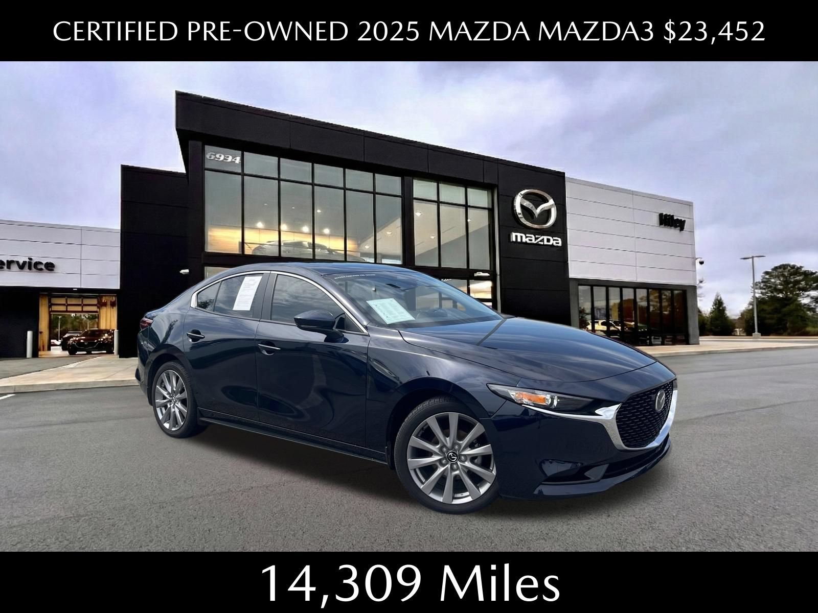 Certified 2025 MAZDA MAZDA3 s FWD image 1