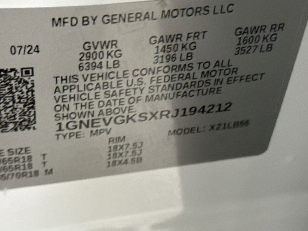 Used 2024 Chevrolet Traverse LT AWD/4WD image 28