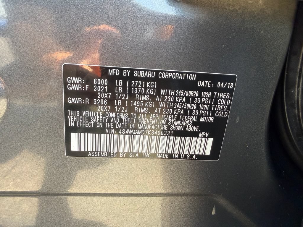 Used 2019 Subaru Ascent Limited AWD/4WD image 17