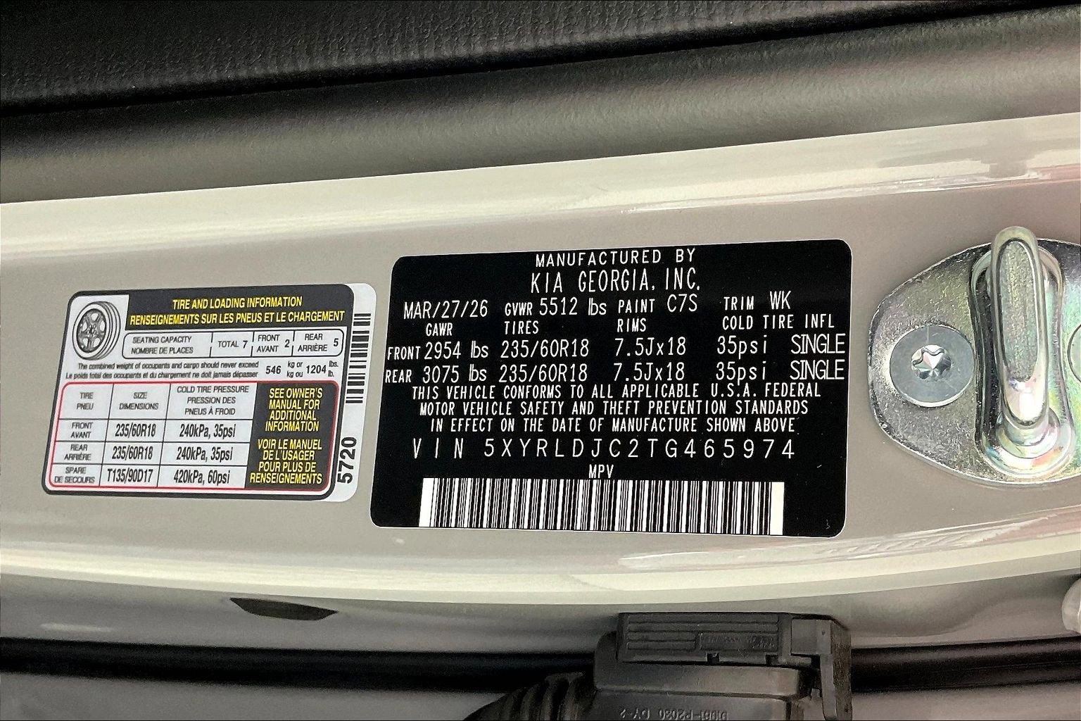 New 2026 Kia Sorento S AWD/4WD image 21