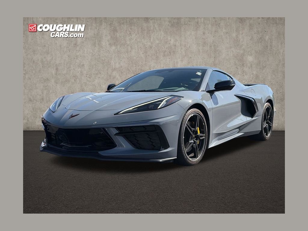 Used 2025 Chevrolet Corvette Stingray Preferred Cpe w/ Z51 Performance Package RWD image 1