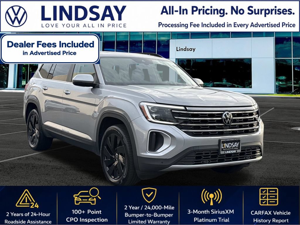 Used 2024 Volkswagen Atlas SE w/ Panoramic Sunroof Package