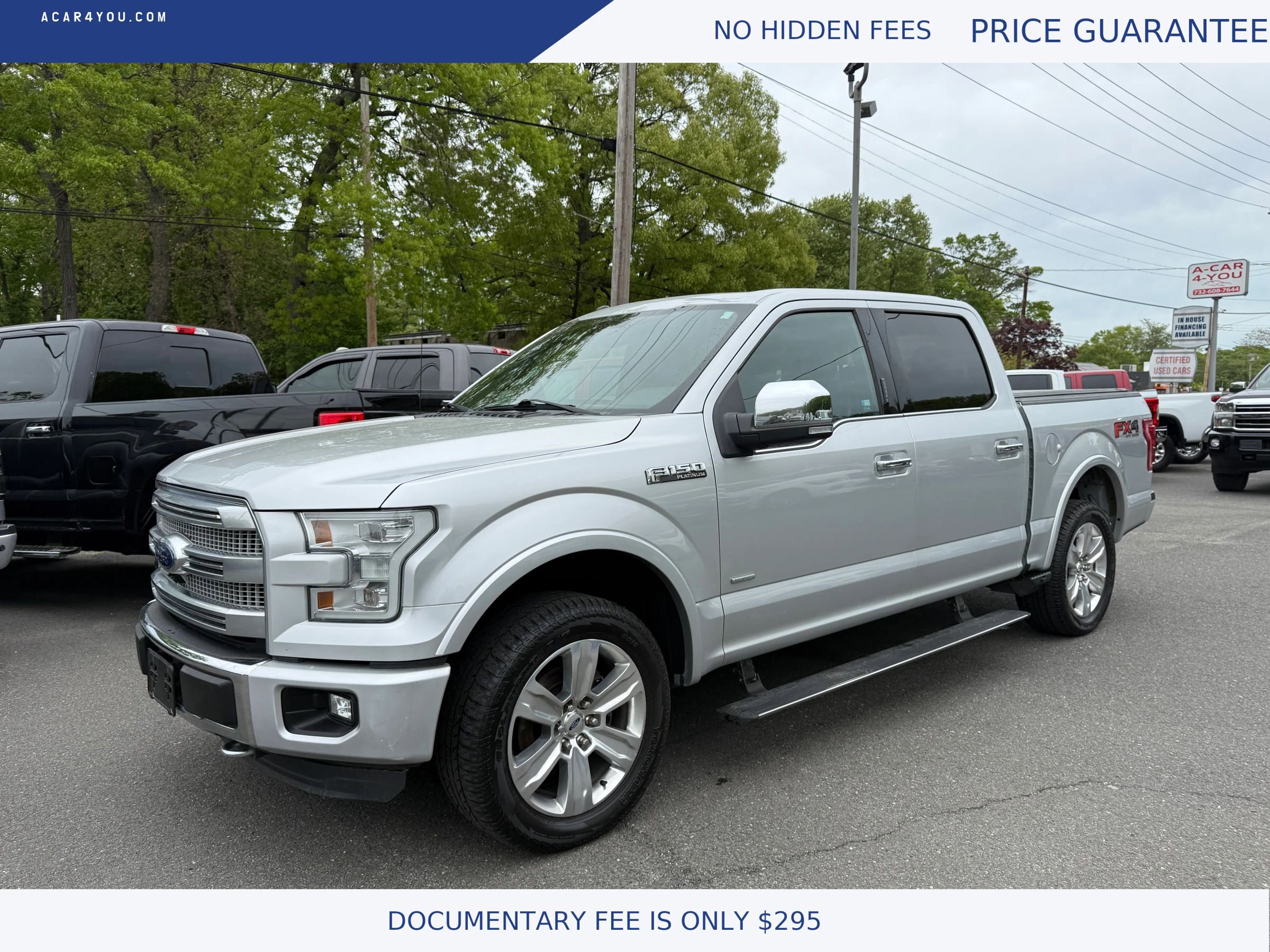 Used 2016 Ford F150 Platinum w/ Equipment Group 701A Luxury AWD/4WD image 1