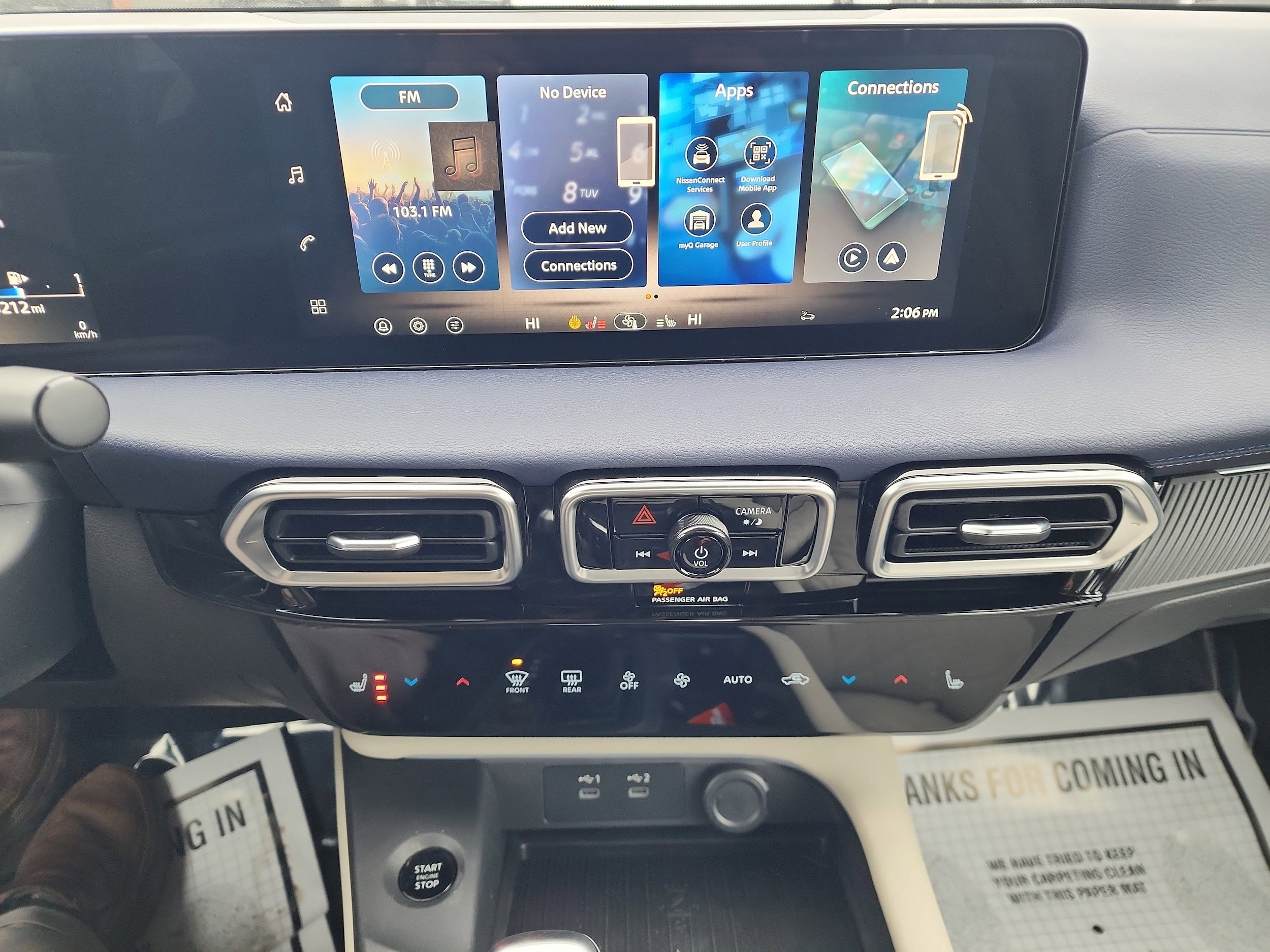 New 2026 Nissan Sentra SL w/ Floor Mat Package image 14