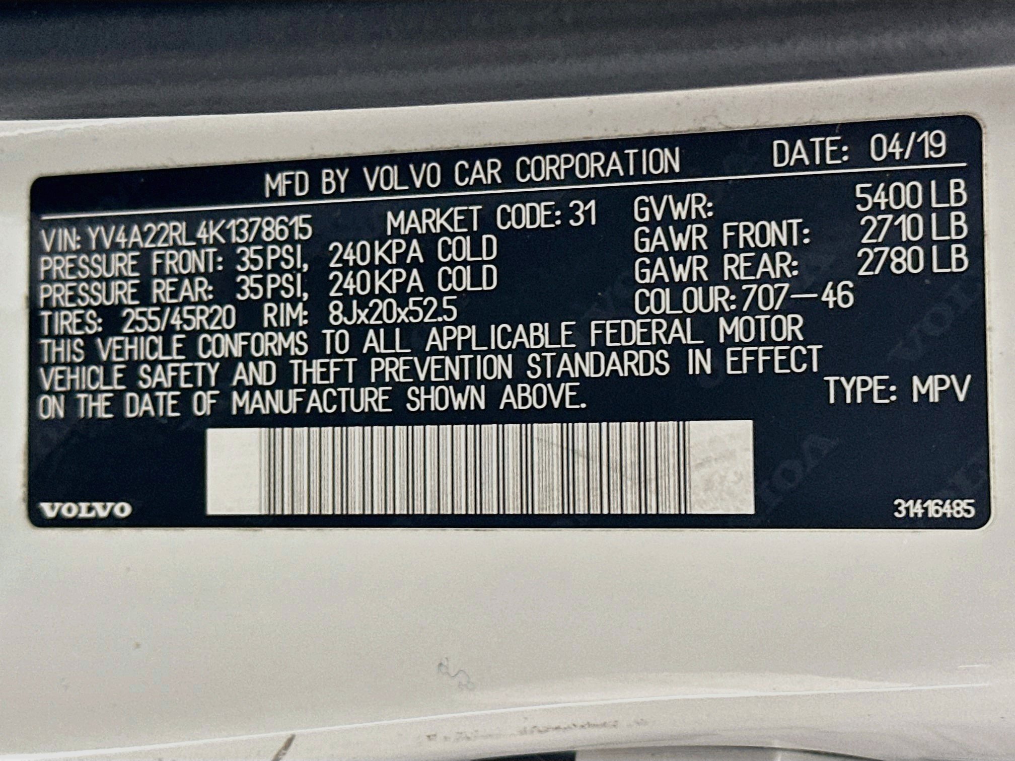 Used 2019 Volvo XC60 T6 Inscription AWD/4WD image 12