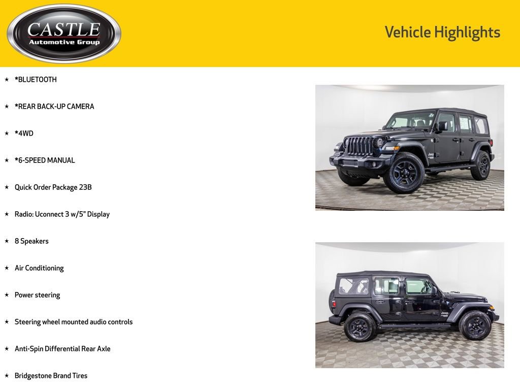 Used 2018 Jeep Wrangler Unlimited Sport image 3