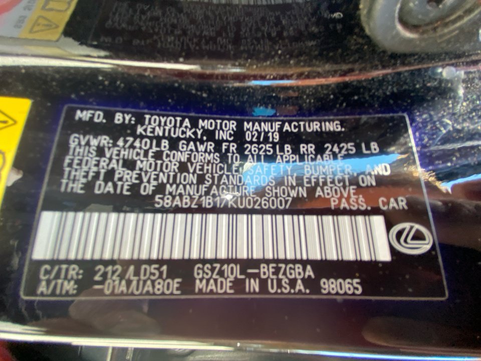Used 2019 Lexus ES 350 w/ Premium Package FWD image 39
