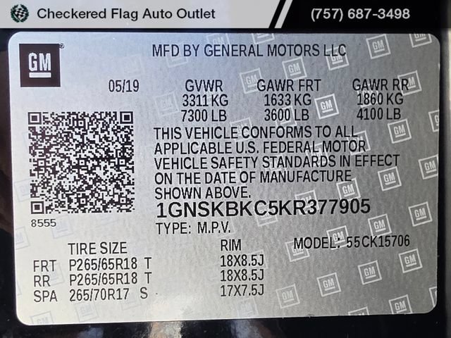Used 2019 Chevrolet Tahoe LT AWD/4WD image 51