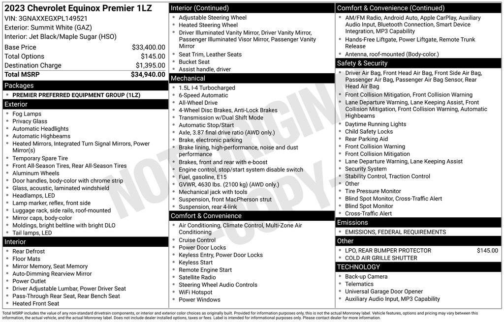 Certified 2023 Chevrolet Equinox Premier image 13