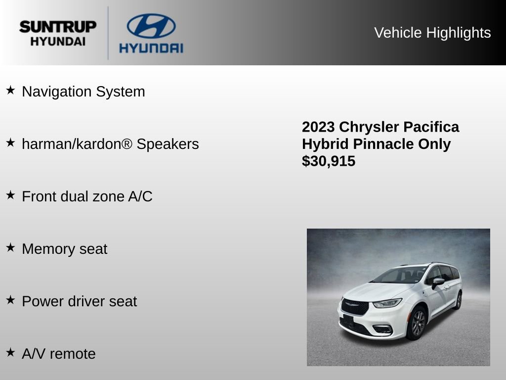 Used 2023 Chrysler Pacifica Pinnacle FWD image 8