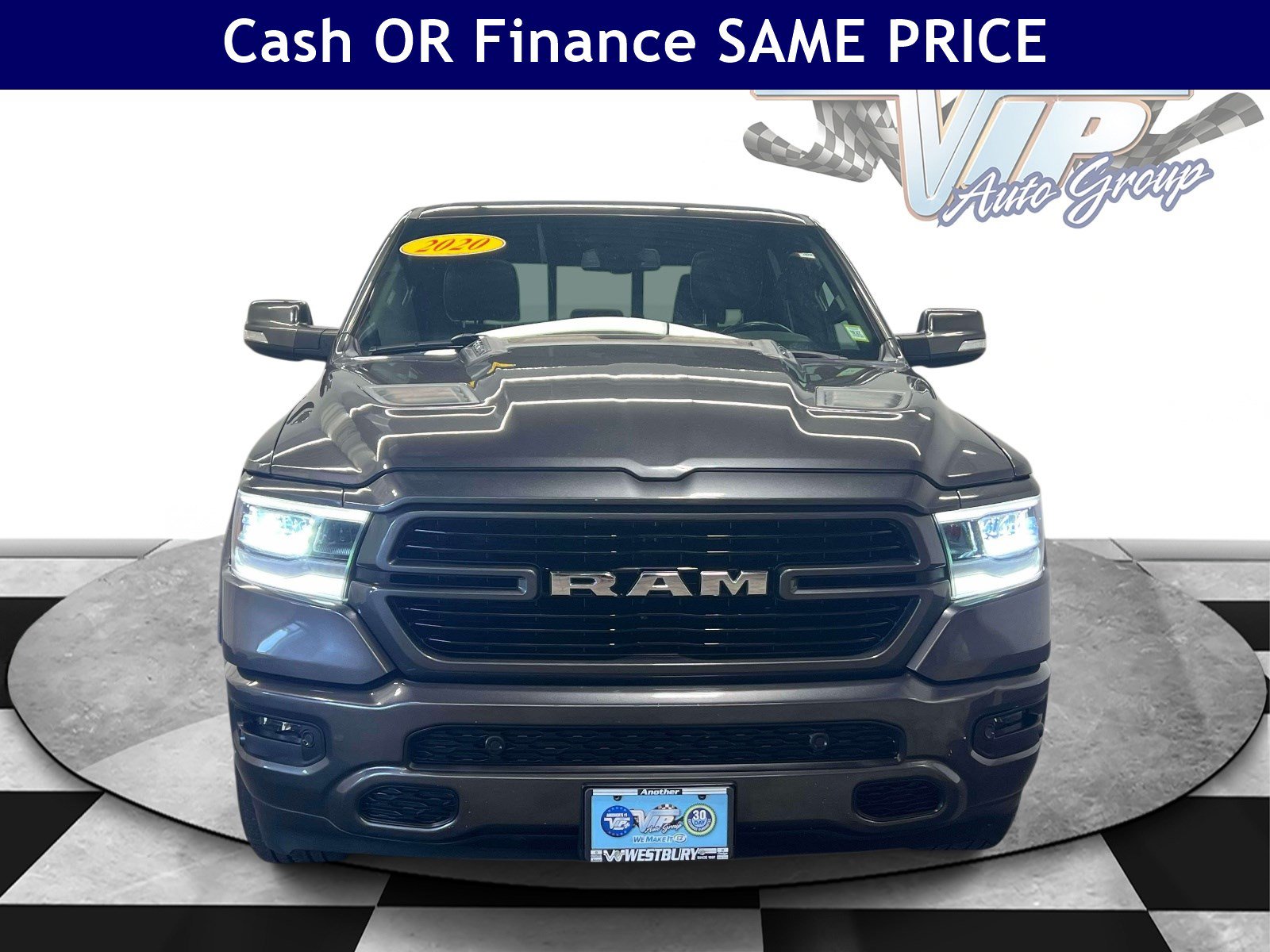 Certified 2020 RAM 1500 Laramie w/ Sport Appearance Package AWD/4WD image 2