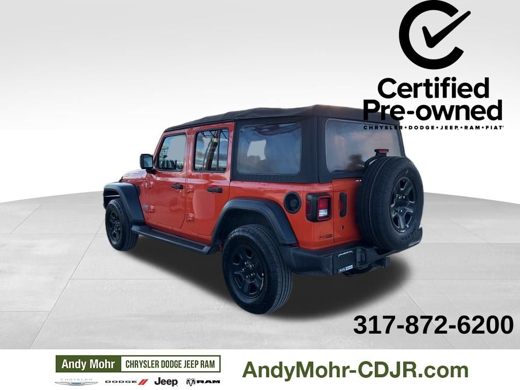 Certified 2018 Jeep Wrangler Unlimited Sport S image 5