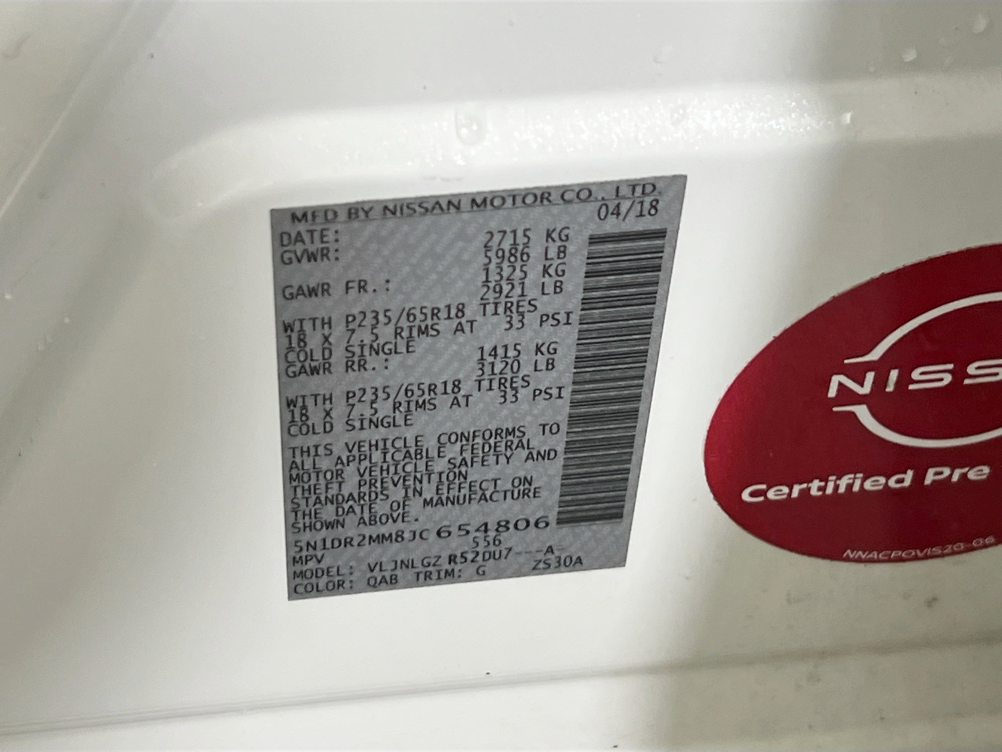 Used 2018 Nissan Pathfinder SL AWD/4WD image 32
