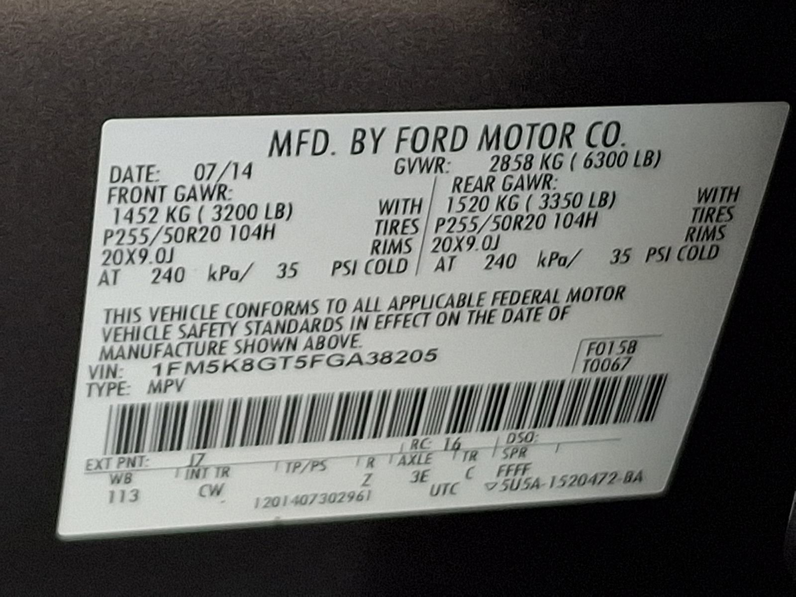 Used 2015 Ford Explorer Sport w/ Equipment Group 401A image 29