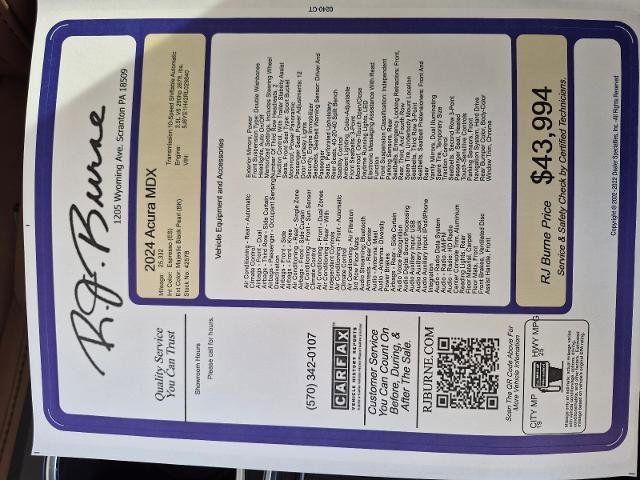 Used 2024 Acura MDX SH-AWD w/ Technology Package image 27