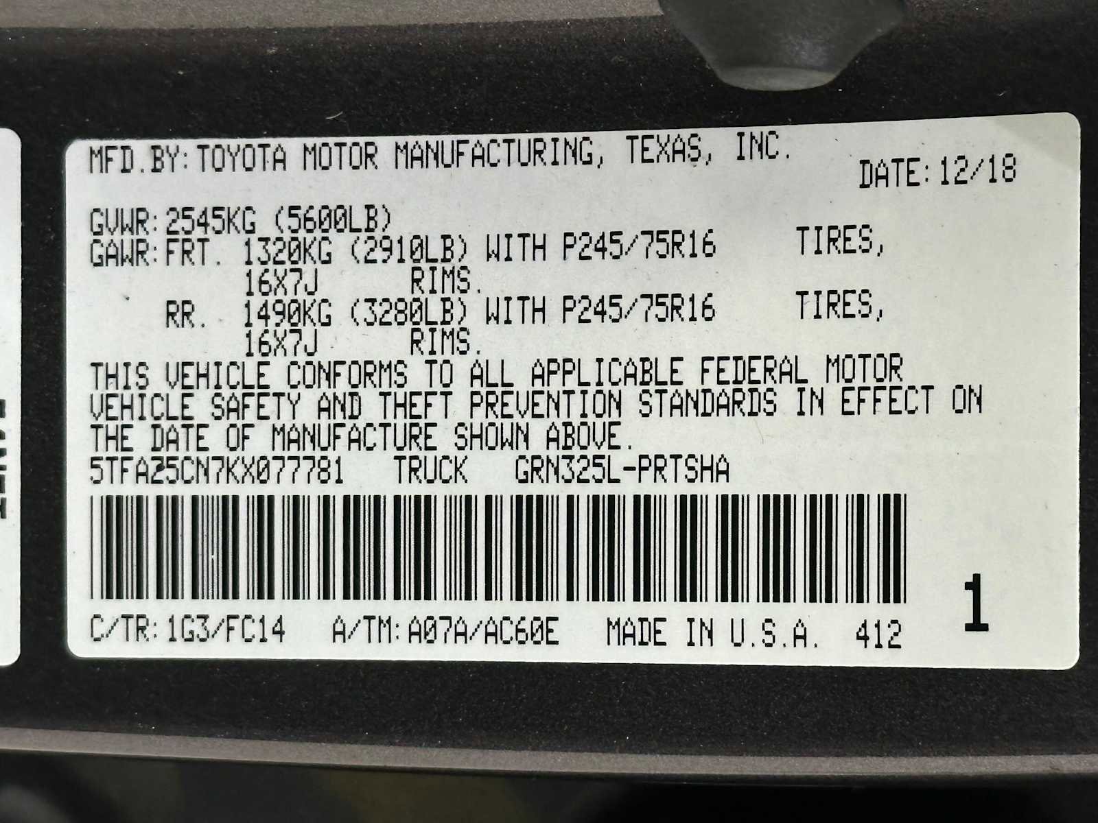 Used 2019 Toyota Tacoma SR5 RWD image 32