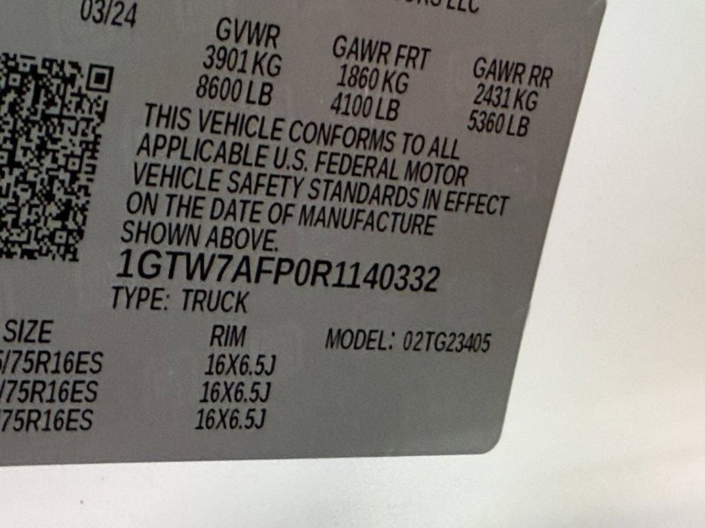 Used 2024 GMC Savana 2500 w/ Driver Convenience Package image 52