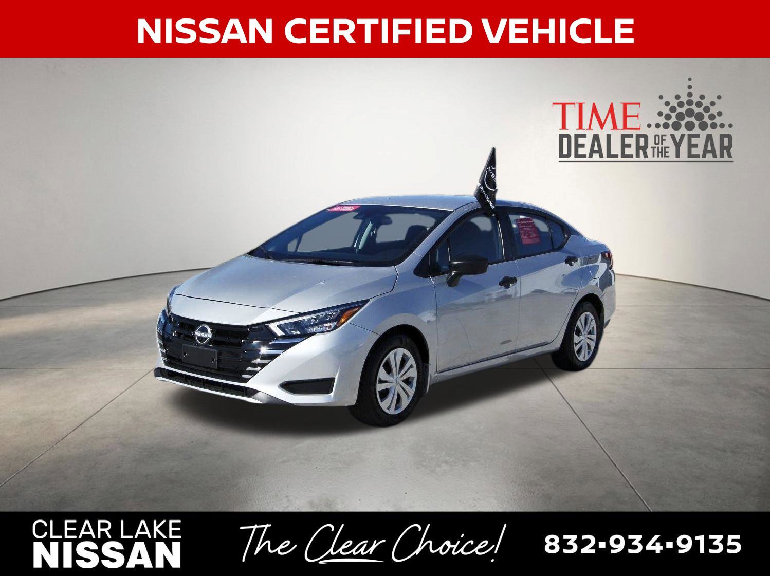 Certified 2025 Nissan Versa S w/ Trunk Package FWD image 4