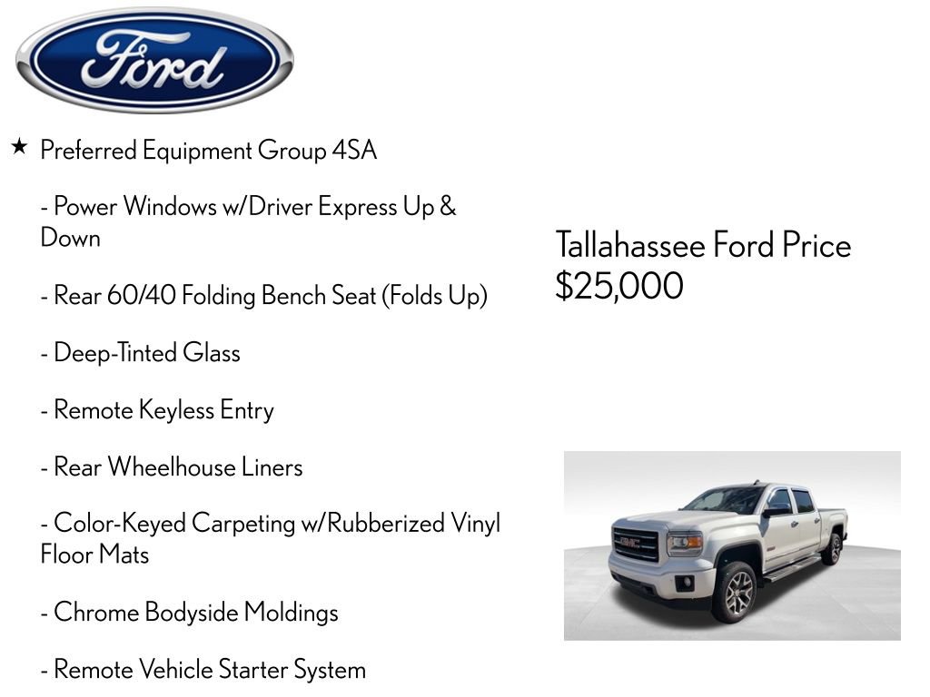 Used 2015 GMC Sierra 1500 SLT w/ SLT Crew Cab Value Package image 6