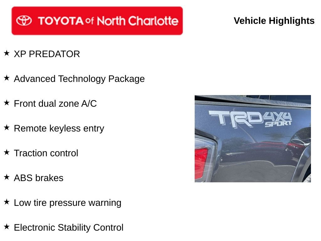 Used 2023 Toyota Tacoma TRD Sport w/ Advanced Technology Package AWD/4WD image 5