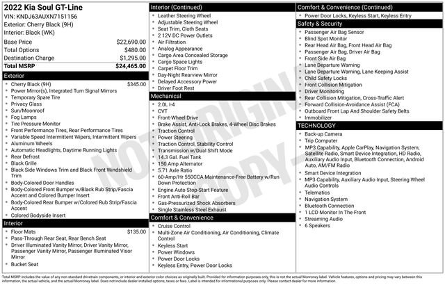 Used 2022 Kia Soul GT-Line FWD image 27