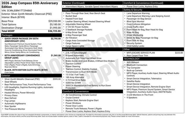 New 2026 Jeep Compass Latitude AWD/4WD image 40