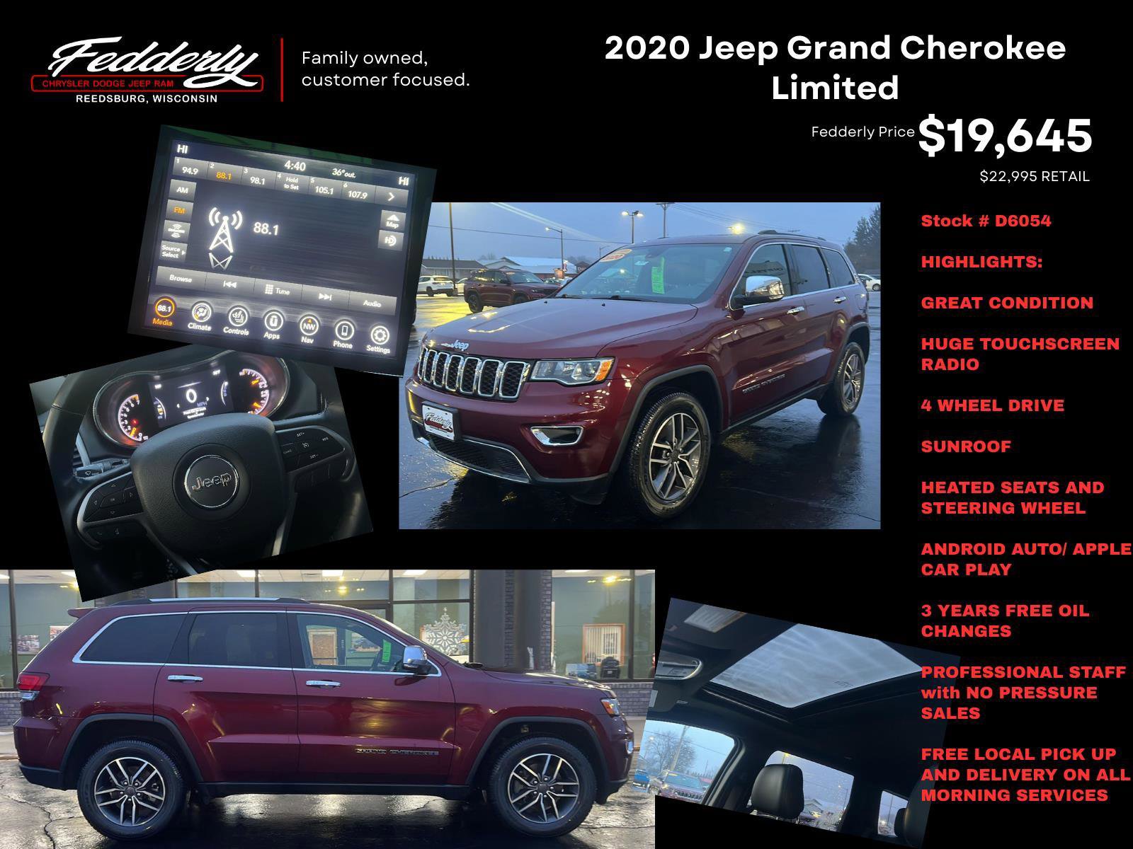 Used 2020 Jeep Grand Cherokee Limited w/ Trailer Tow Group IV image 2