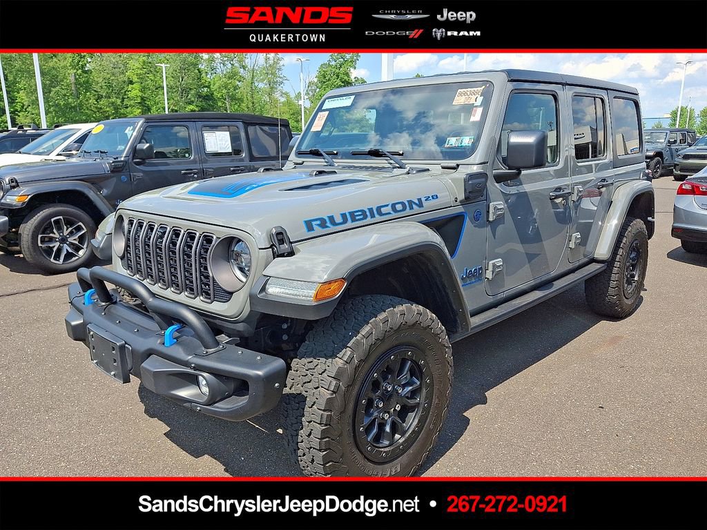 Used 2023 Jeep Wrangler Unlimited Rubicon 4xe AWD/4WD image 1
