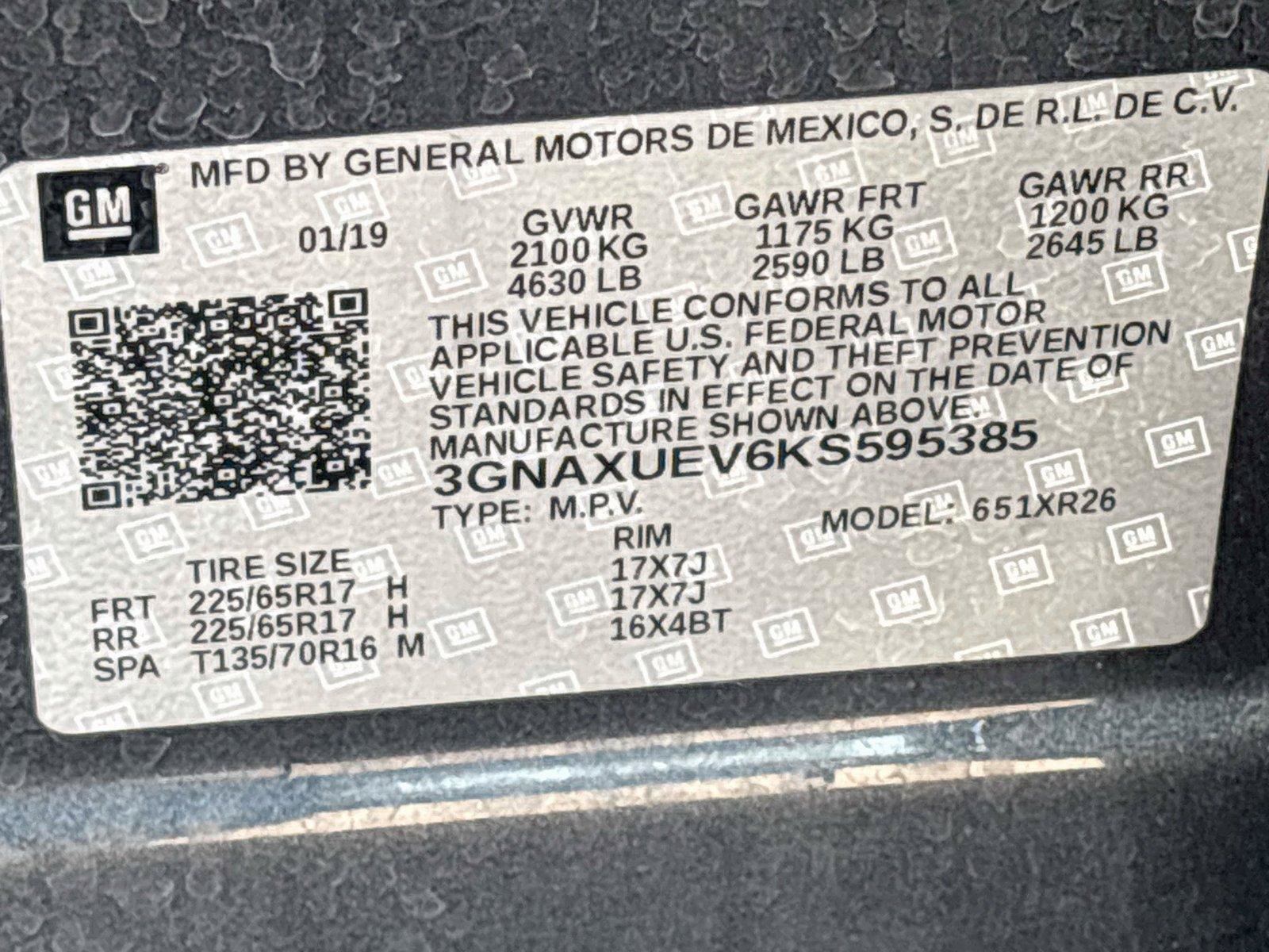Used 2019 Chevrolet Equinox LT AWD/4WD image 22