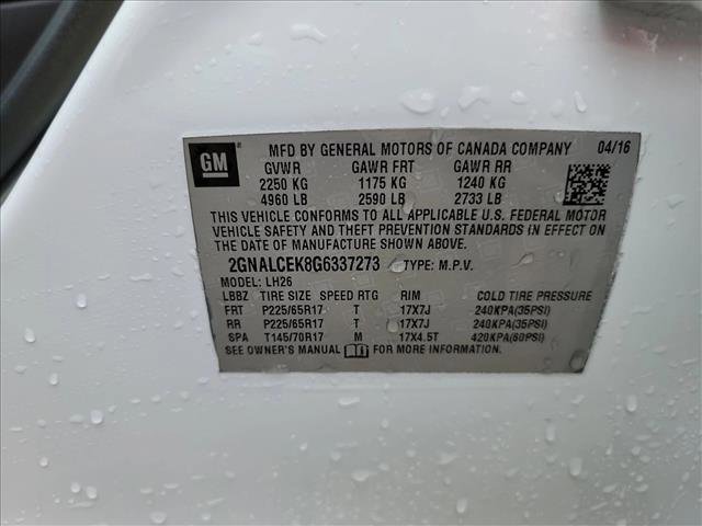 Used 2016 Chevrolet Equinox LT w/ Convenience Package image 22