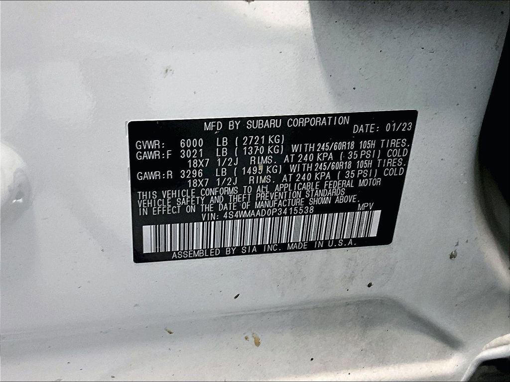 Used 2023 Subaru Ascent 8-Passenger AWD/4WD image 26