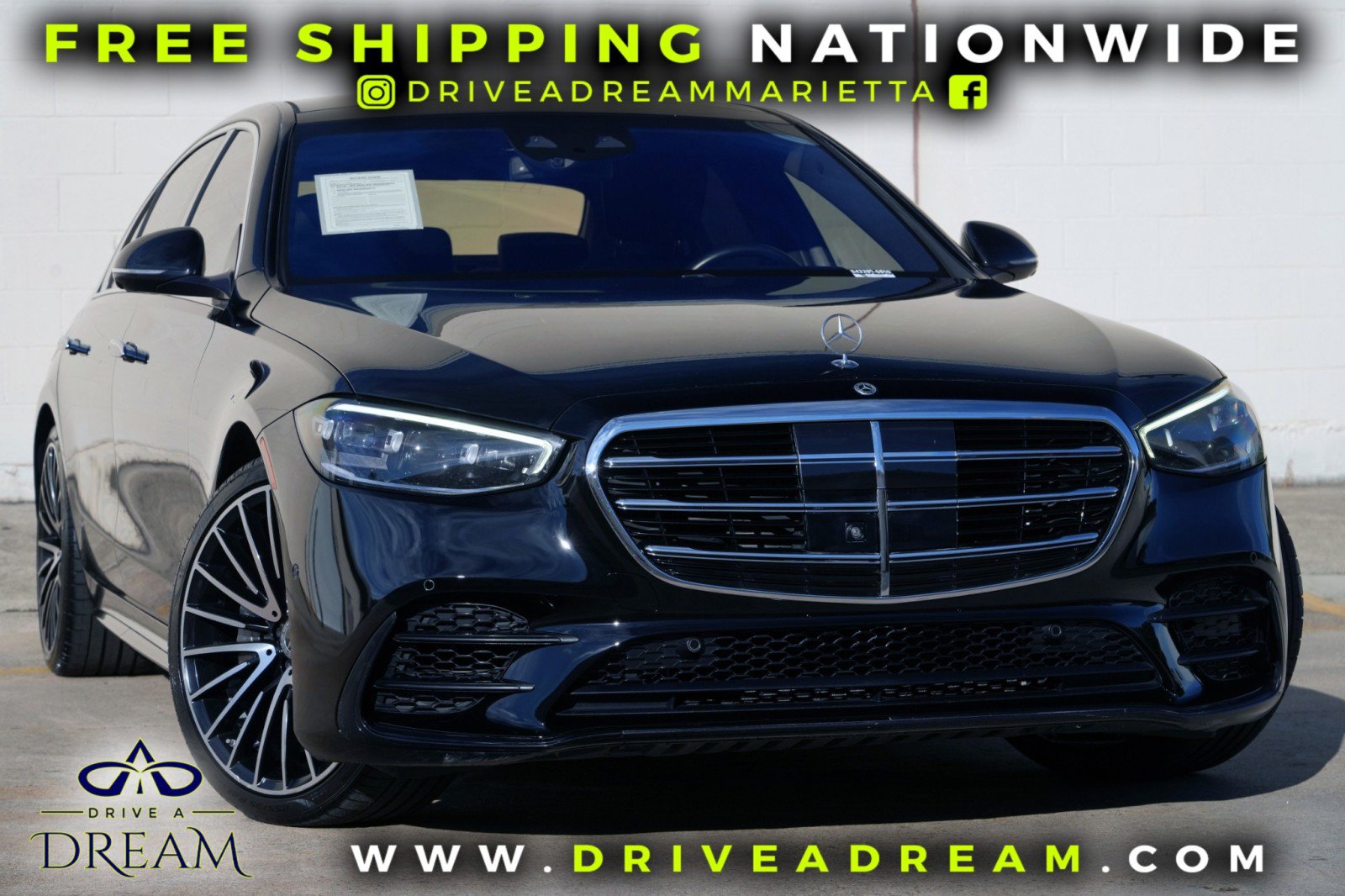 Used 2021 Mercedes-Benz S 580 4MATIC Sedan w/ AMG Line image 2