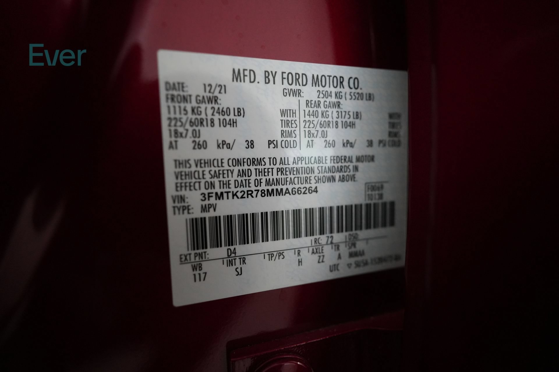 Used 2021 Ford Mustang Mach-E California Route 1 RWD image 27