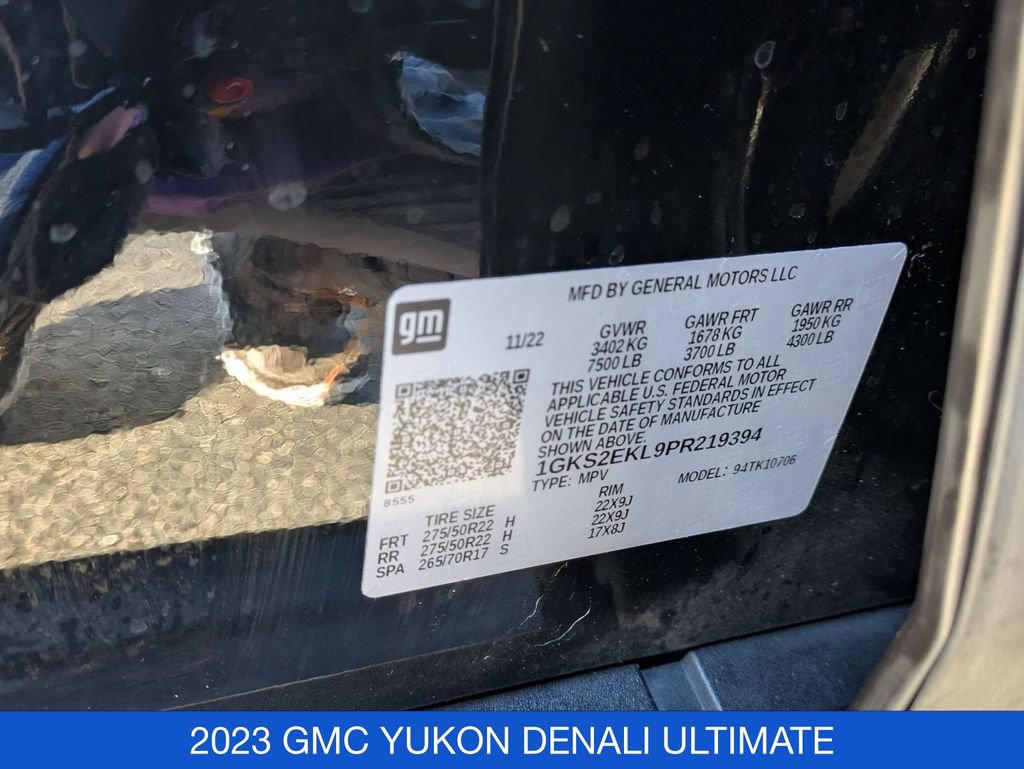 Used 2023 GMC Yukon Denali Ultimate AWD/4WD image 41