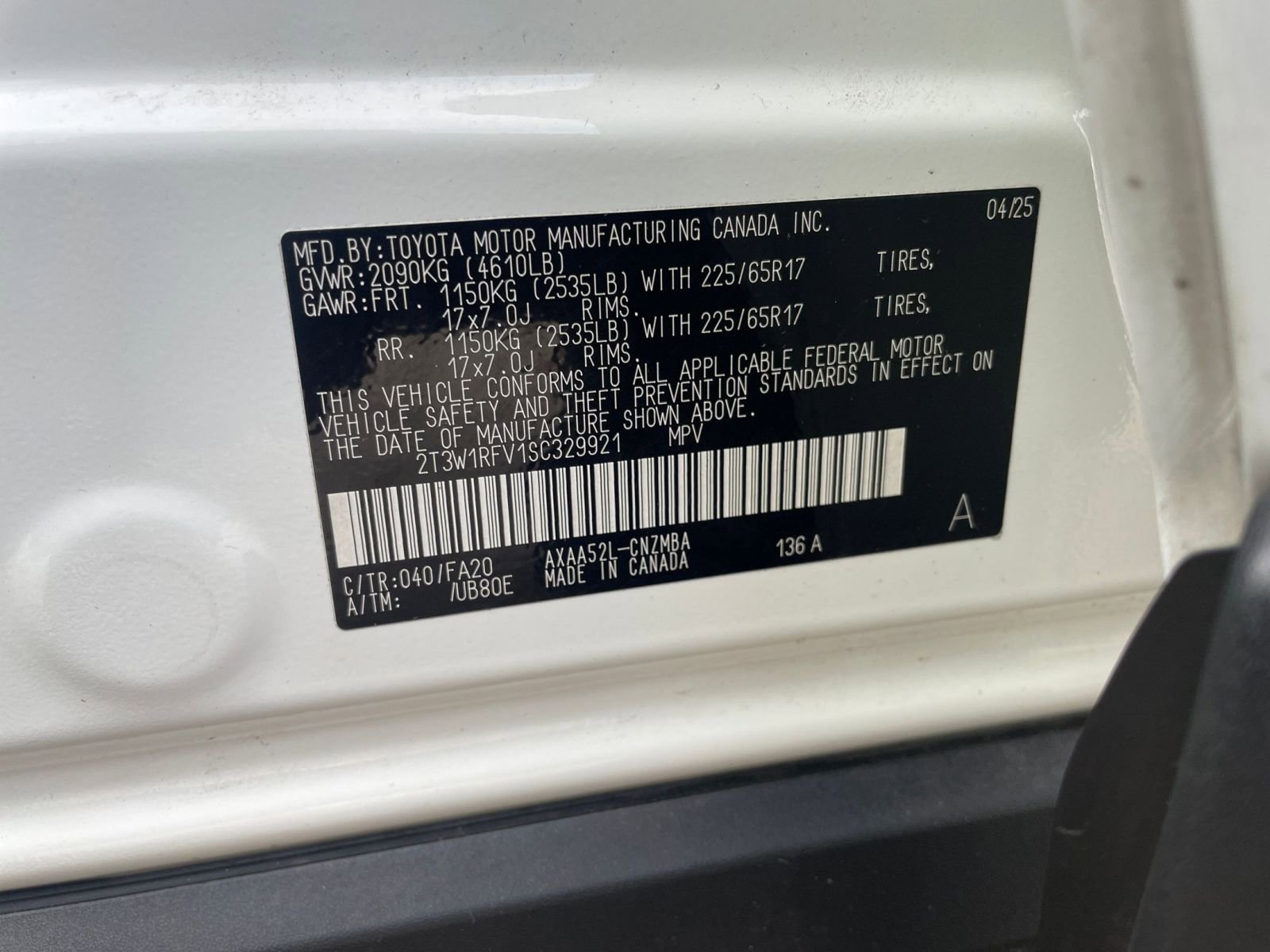 Used 2025 Toyota RAV4 XLE w/ Weather Package FWD image 23