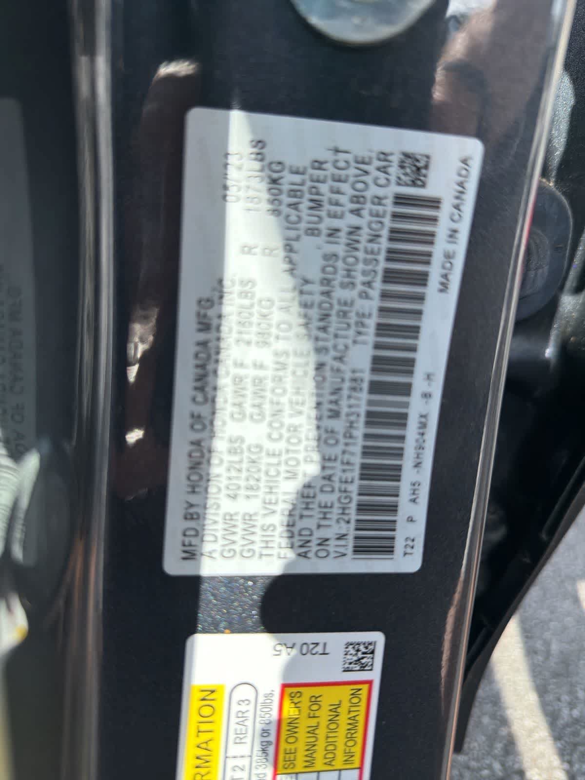 Used 2023 Honda Civic EX image 20