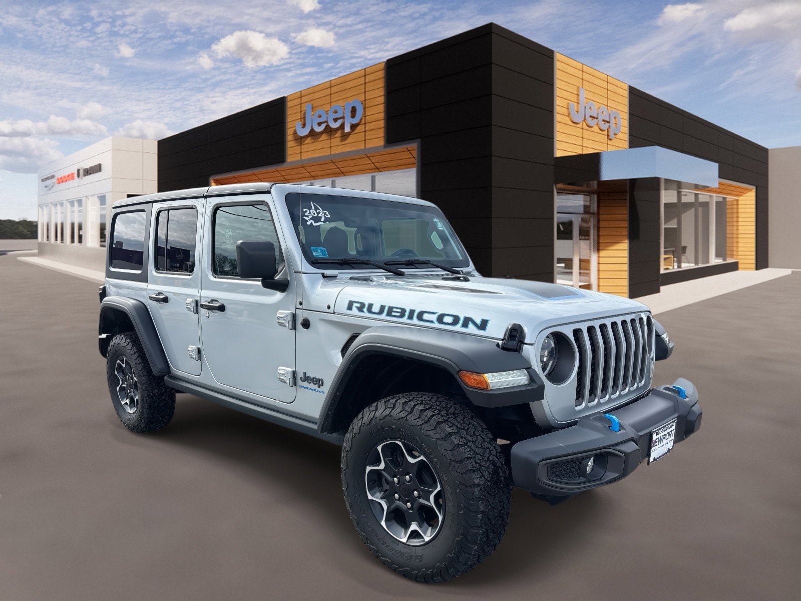 Certified 2023 Jeep Wrangler Unlimited Rubicon 4xe w/ Cold Weather Group image 1