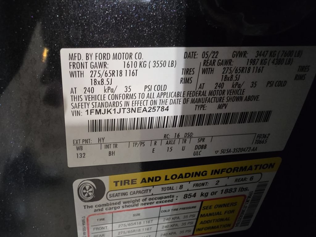 Used 2022 Ford Expedition Max XLT AWD/4WD image 27