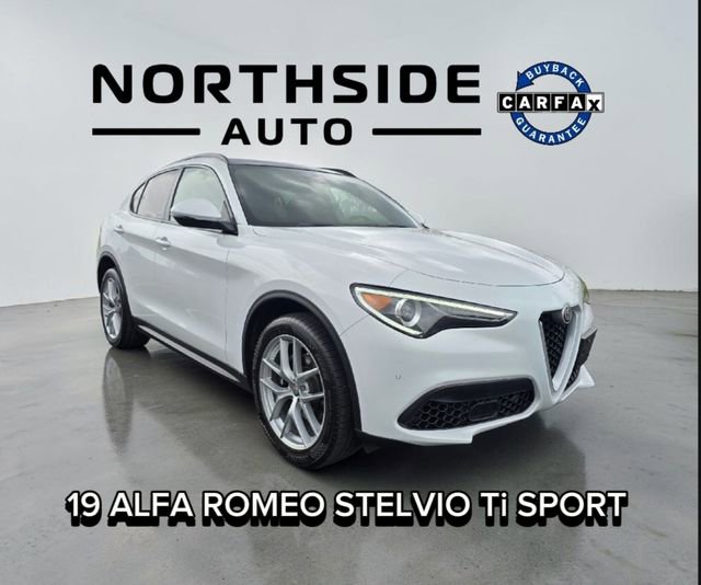 Used 2019 Alfa Romeo Stelvio Ti Sport w/ Quick Order Package 22S Sport AWD/4WD image 1