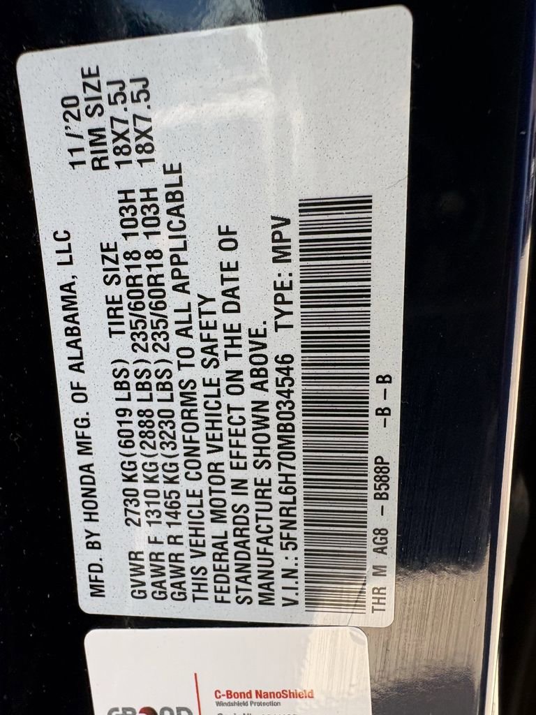 Used 2021 Honda Odyssey EX-L image 29