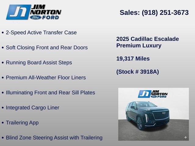 Used 2025 Cadillac Escalade Premium Luxury w/ Touring Package AWD/4WD image 18