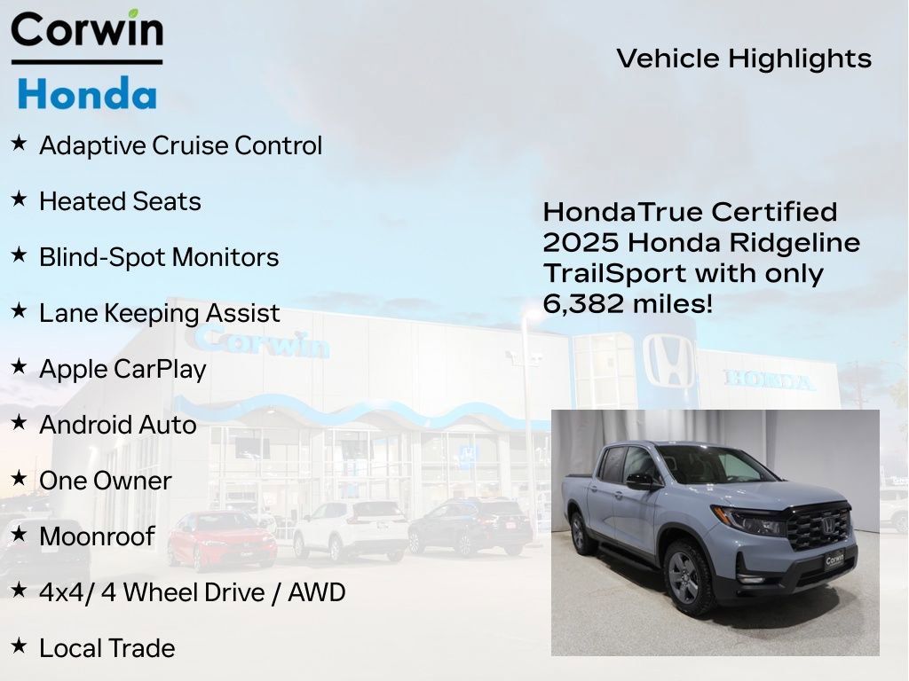 Used 2025 Honda Ridgeline TrailSport image 9